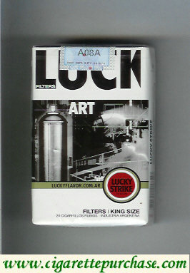 Lucky Strike Filters Art cigarettes soft box